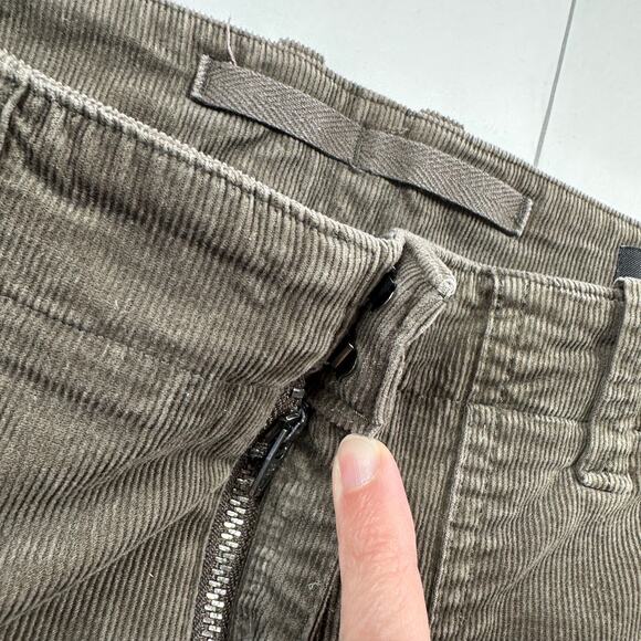 Banana Republic Pants Womens 10 Petite Brown Corduroy Jogger Utility Ankle Zip - Picture 6 of 13